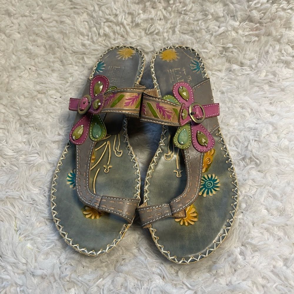 Spring step L'ARTISTE TOE RING MULTI COLOR SLIDE … - image 2